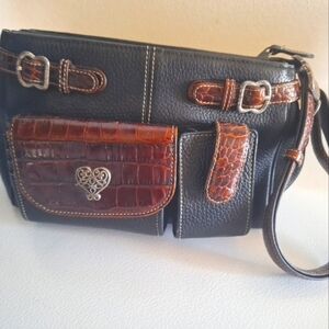 BRIGHTON ENCHANTED Heart  Cell phone case Purse Wallet ORGANIZER Crossbody  BAG